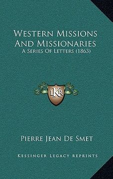 portada western missions and missionaries: a series of letters (1863) (en Inglés)