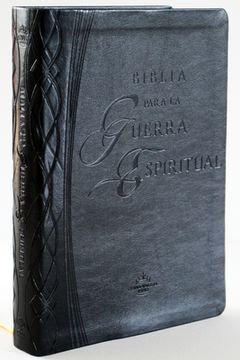portada Rvr 1960 Biblia Para La Guerra Espiritual Negra Con Índice / Spiritual Warfare Bible, Black Imitation Leather with Index (in Spanish)