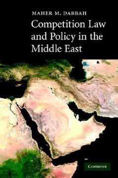 portada competition law and policy in the middle east (en Inglés)