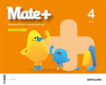 portada Mate+ Matematicas Manipulativas 4 Años