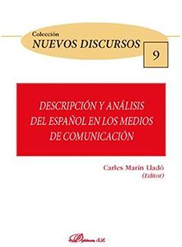 portada Descripción y Análisis del Español en los Medios de Comunicación (in Spanish)