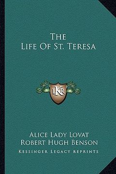 portada the life of st. teresa (in English)