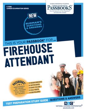 portada Firehouse Attendant (C-3386): Passbooks Study Guide Volume 3386 (en Inglés)