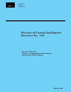 portada Director of Central Intelligence Directive No. 1/19 (en Inglés)