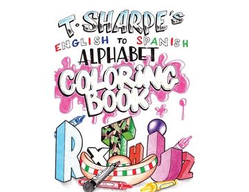 portada T SHARPE's A to Z English to Spanish Coloring Book