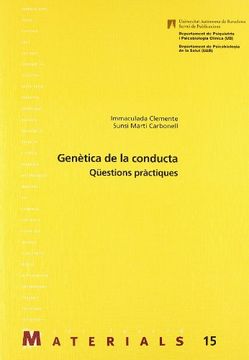 portada Genètica de la conducta: Qüestions pràctiques (Materials) (en Catalán)