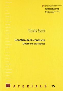 portada Genètica de la conducta: Qüestions pràctiques (Materials) (en Catalá)
