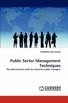 portada public sector management techniques (en Inglés)