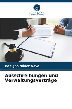 portada Ausschreibungen und Verwaltungsverträge (en Alemán)