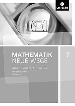 portada Mathematik Neue Wege si - Ausgabe 2015 g9 für Niedersachsen: Lösungen 7 (in German)