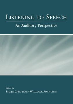portada Listening to Speech: An Auditory Perspective (en Inglés)