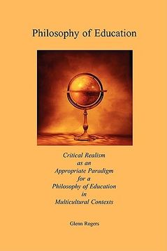portada philosophy of education: critical realism as an appropriate paradigm for a philosophy of education in multicultural contexts