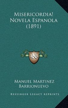 portada Misericordia! Novela Espanola (1891)