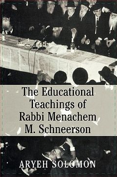 portada the educational teachings of rabbi menachem m. schneerson (en Inglés)