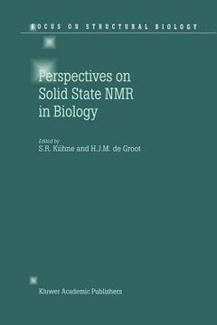 portada perspectives on solid state nmr in biology (en Inglés)