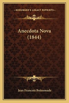 portada Anecdota Nova (1844) (en Latin)