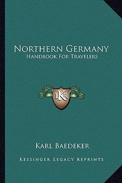 portada northern germany: handbook for travelers (in English)