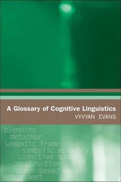 portada A Glossary of Cognitive Linguistics (Glossaries in Linguistics) (en Inglés)