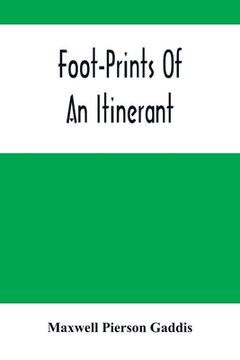 portada Foot-Prints Of An Itinerant (en Inglés)