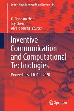 portada Inventive Communication and Computational Technologies: Proceedings of Icicct 2020