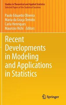 portada recent developments in modeling and applications in statistics (en Inglés)