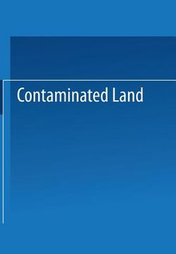 portada Contaminated Land: Reclamation and Treatment (en Inglés)