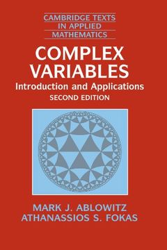 portada Complex Variables 2nd Edition Paperback: Introduction and Applications (Cambridge Texts in Applied Mathematics) (en Inglés)