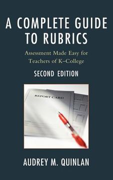 portada a complete guide to rubrics (en Inglés)