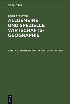 portada Allgemeine Wirtschaftsgeographie (en Alemán)
