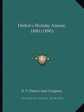 portada dutton's holiday annual, 1890 (1890)