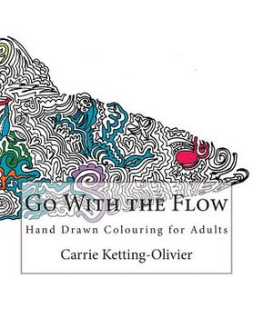 portada Go With the Flow: Hand Drawn Colouring for Adults