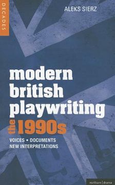 portada modern british playwriting the 1990s
