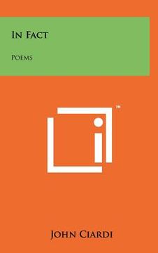 portada in fact: poems (en Inglés)