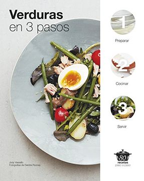 portada Verduras En 3 Pasos (in Spanish)