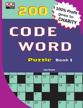 portada 200 CODE WORD Puzzle Book 3 (en Inglés)