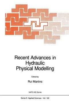 portada Recent Advances in Hydraulic Physical Modelling (en Inglés)