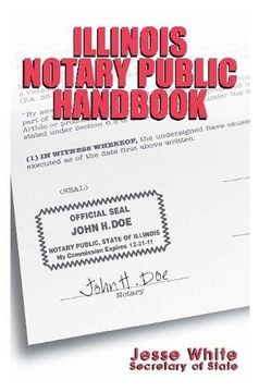 portada Illinois Notary Public Handbook (en Inglés)
