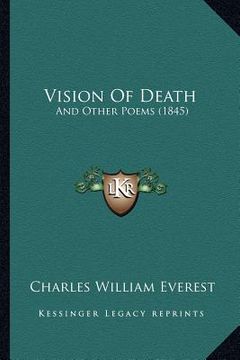 portada vision of death: and other poems (1845) (en Inglés)