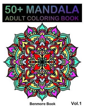 portada 50+ Mandala: Adult Coloring Book 50 Mandala Images Stress Management Coloring Book For Relaxation, Meditation, Happiness and Relief