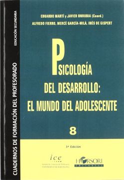 portada Psicología del Desarrollo: El Mundo del Adolescente (Cuadernos de Formación del Profesorado) (in Spanish)