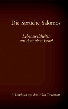 portada Die Bibel - das Alte Testament - die Sprüche Salomos: Einzelausgabe, Großdruck, Ohne Kommentar (en Alemán)