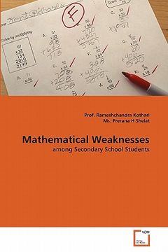 portada mathematical weaknesses (in English)