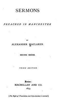 portada Sermons Preached in Manchester (in English)