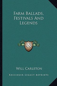 portada farm ballads, festivals and legends (en Inglés)
