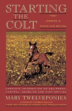 portada starting the colt (en Inglés)
