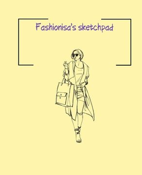 portada Fashion designer sketchpad: Fashion Sketchpad: 200 Figure Templates for Designing Looks (Sketchpads) YAS! (en Inglés)