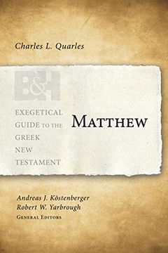 portada Matthew (Exegetical Guide to the Greek new Testament) (en Inglés)