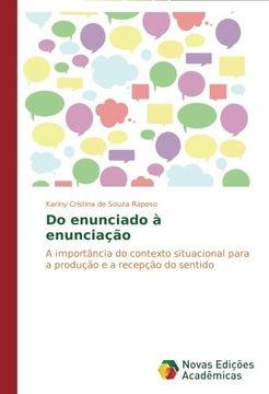 portada Do Enunciado a Enunciacao