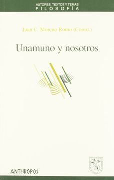 portada Unamuno y Nosotros (Autores, Textos y Temas: Filosofia