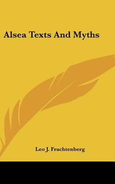 portada alsea texts and myths (en Inglés)